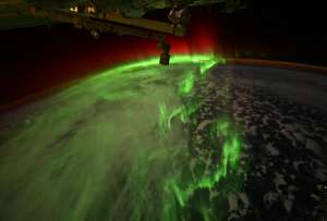Astronautas de la NASA publican im&aacute;genes de auroras australes desde la estaci&oacute;n espacial