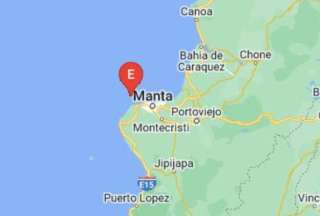 El sismo se produjo en Manta, Manabí. 