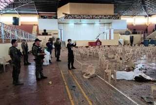 Una explosión se registró en plena misa católica en Filipinas.