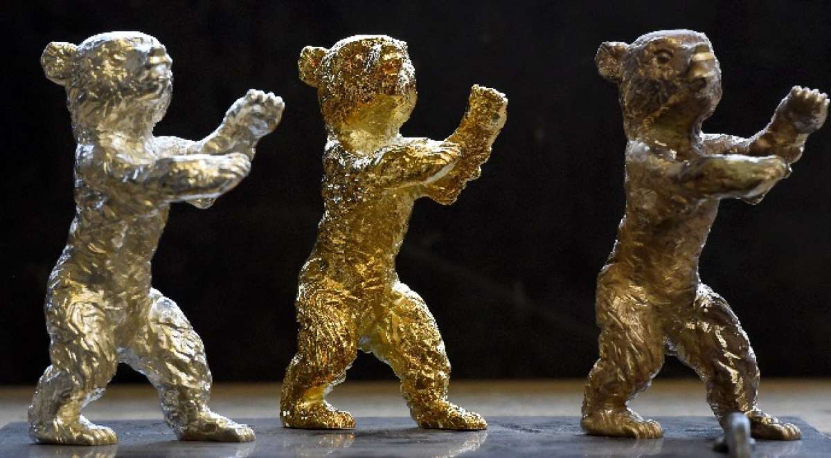 Esculturas de osos son los premios que se entregan en la Berlinale. FOTO: AFP