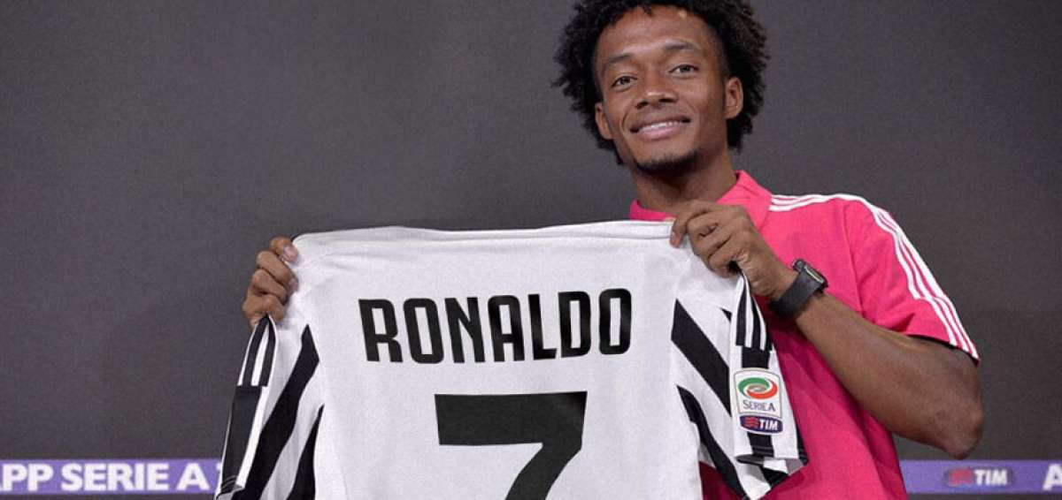 Cuadrado cede la camiseta 7 a Ronaldo