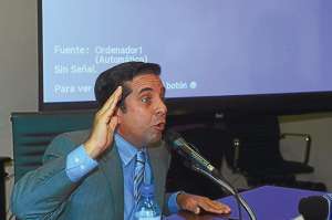 Rolando Panchana efectu&oacute; su rendici&oacute;n de cuentas en el centro cultural Sim&oacute;n Bol&iacute;var. 