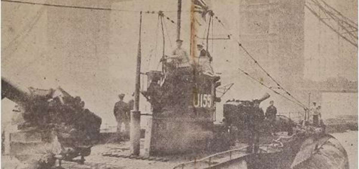 Los submarinos alemanes reposan en el r&iacute;o T&aacute;mesis