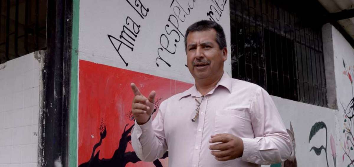 Rafael Capelo Coronel, docente y exalumno de la U.E. 24 de Julio