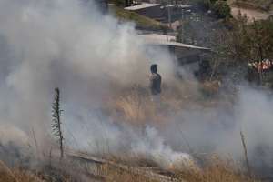 Seg&uacute;n las autoridades, en el sector del Pasochoa se afectaron m&aacute;s de 20 hect&aacute;reas. Este fin de semana, esa localidad result&oacute; severamente afectada. Foto: Mario Egas/ El Tel&eacute;grafo