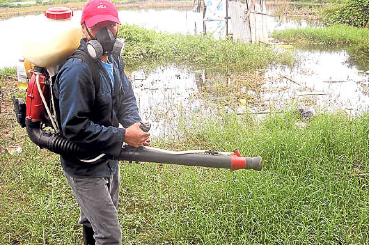 Para detener el dengue en El Oro se quiere dar uso a un biolarvicida biol&oacute;gico, eliminar  los dep&oacute;sitos no &uacute;tiles  y otras actividades sanitarias. Foto: Fabricio Cruz |  para El Tel&eacute;grafo