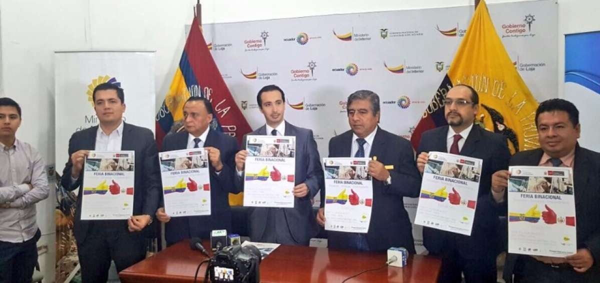 Representantes del Mipro y del gobierno peruano presentaron oficialmente la feria binacional.