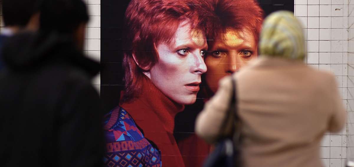 Instalaci&oacute;n de arte recuerda a David Bowie