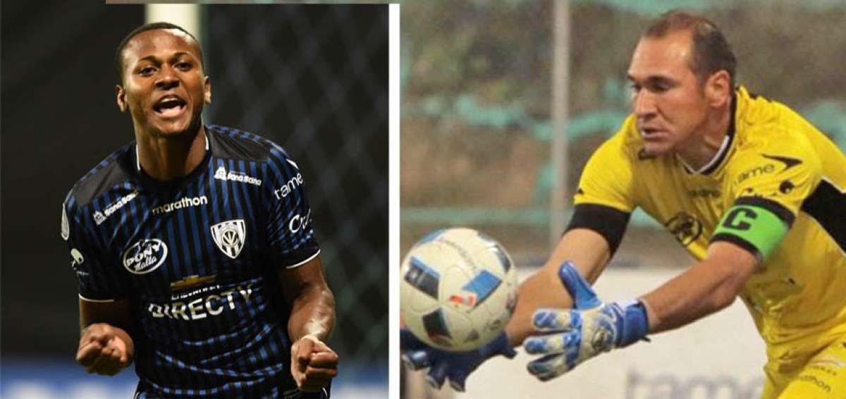 Michael Estrada (izq.), de Independiente del Valle, marc&oacute; dos goles en la primera fase del certamen continental. Librado Azcona, arquero del Olimpia de Paraguay, debutar&aacute; en la Copa con el &lsquo;Rey de Copas&rsquo;.