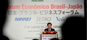 El primer ministro de Jap&oacute;n, Shinzo Abe, hizo en 2014 una gira por Am&eacute;rica Latina y el Caribe. Su discurso en S&atilde;o Paulo (foto) estuvo definido por una necesidad de profundizar m&aacute;s los lazos comerciales y de cooperaci&oacute;n humana entre su pa&iacute;s y la regi&oacute;n.