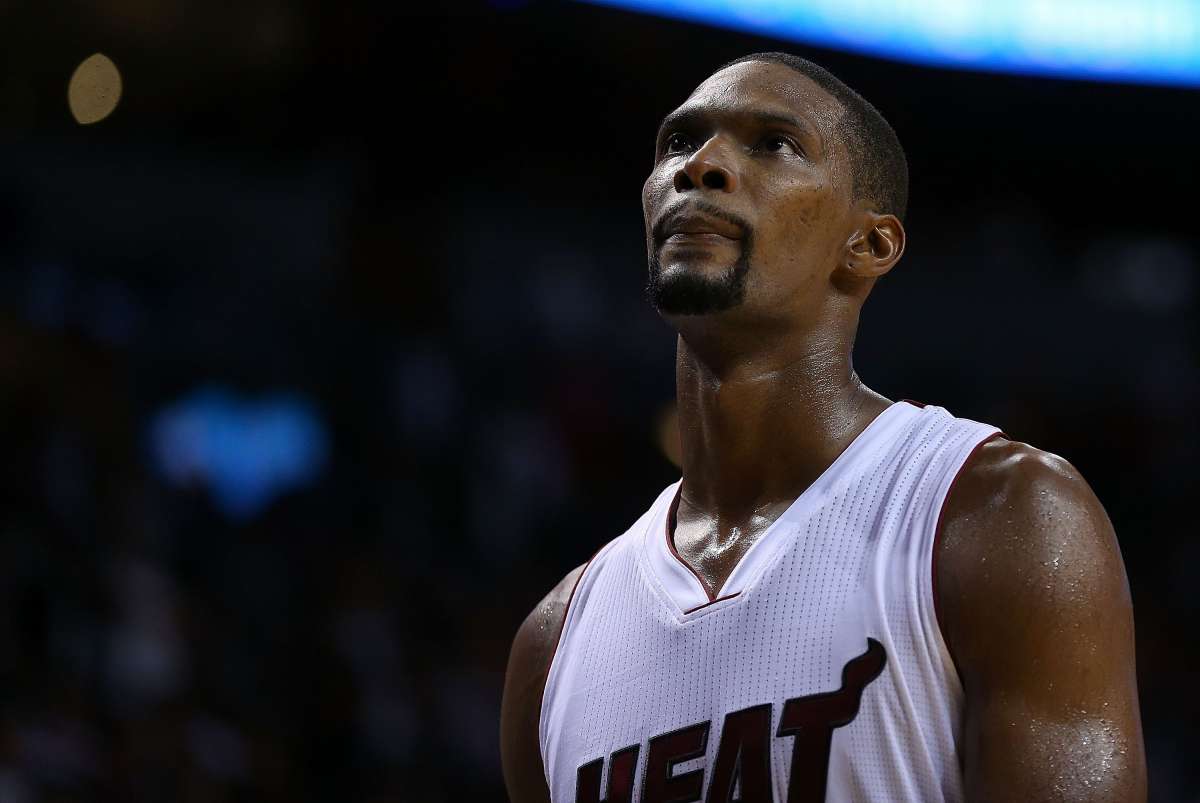 Desde la salida de Lebron James, Chris Bosh (foto) se ha convertido en el jugador insgnia del Miami Heat. Foto: AFP