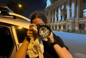 Fotógrafa estuvo a punto de perder un ojo en las manifestaciones en Perú