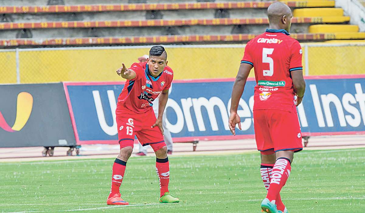 &Eacute;dison Preciado durante el partido del fin de semana ante Barcelona en el estadio Ol&iacute;mpico Atahualpa. Los &lsquo;criollos&rsquo; vencieron 1-0 a los &lsquo;toreros&rsquo;. Foto: Fernando Sandoval / El Tel&eacute;grafo