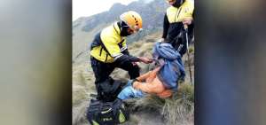 Un hombre de 73 a&ntilde;os fue hallado por el GOE en el cerro Imbabura.