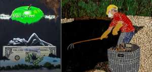 Con y sin pincel, artistas retratan desde la realidad el da&ntilde;o causado por Chevron (Galer&iacute;a)