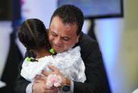 Esteban Bernal, ministro de Inclusión Social, presentó los logros del programa 'Abrazo de Adopción'.