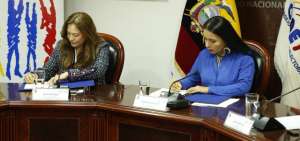 El documento lo suscribieron la presidenta del CNE, Diana Atamaint, y la directora ejecutiva de la PC, Ruth Hidalgo.