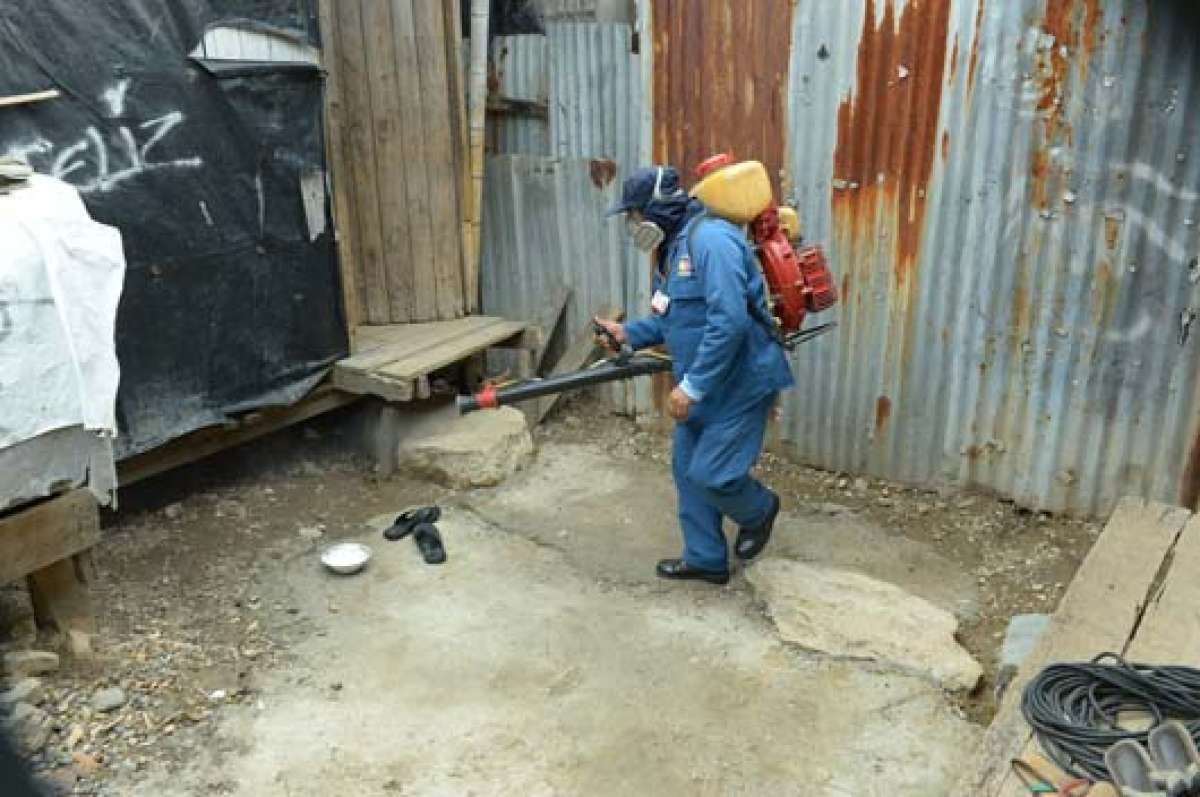 El Ministerio de Salud fumigar&aacute; a nivel nacional para evitar que el vector transmisor llegue al pa&iacute;s y se registren m&aacute;s casos de chikungunya. Foto: Jos&eacute; Mor&aacute;n/ El Tel&eacute;grafo