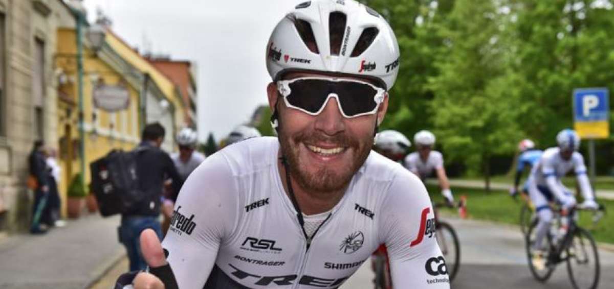  El italiano Giacomo Nizzolo gan&oacute; este martes la primera etapa de la Vuelta ciclista a Burgos (Espa&ntilde;a) tras un ajustado final 