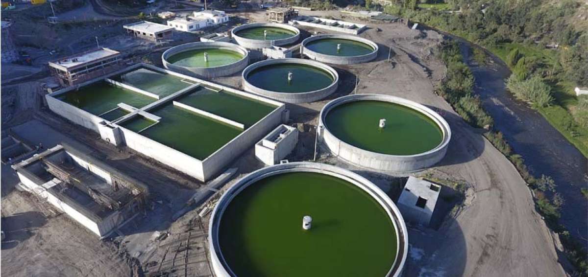 Las Vi&ntilde;itas, sector ubicado al norte de Ambato, es el lugar que acoge la Planta de Tratamiento de Aguas Residuales.