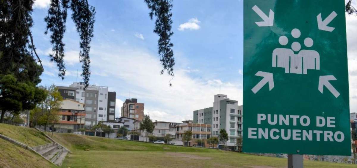 R&oacute;tulo colocado en el Parque Burgeois.