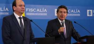 Los fiscales de Ecuador y de Colombia ofrecieron declaraciones luego de su reuni&oacute;n, en Bogot&aacute;.