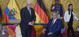 Los presidentes de Alemania y Ecuador, Frank-Walter Steinmeier, y Len&iacute;n Moreno, se reunieron este mi&eacute;rcoles 13 de febrero en Carondelet.
