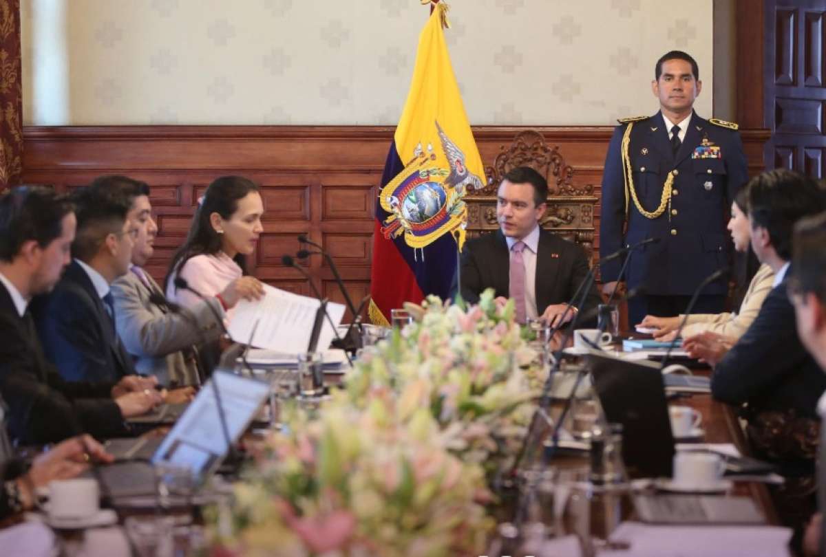 Celec presentó el Plan de Estiaje al presidente Daniel Noboa.