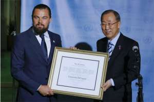 Leonardo DiCaprio, mensajero de paz de la ONU 