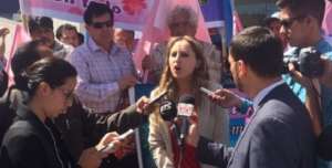 La edil Carla Cevallos seguir&aacute; en su lucha de defensa de derechos de las mujeres. Foto: Tomada de su twitter