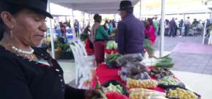 Se realiz&oacute; feria en Quito en apoyo a productores agr&iacute;colas.