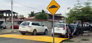 Portoviejo instala reductores de velocidad en las calles conflictivas