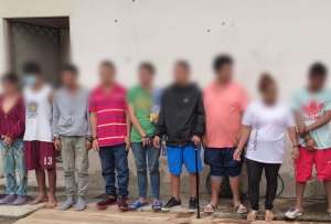 Las capturas se lograron tras ejecutar órdenes de allanamiento en diferentes viviendas del Naranjal. 