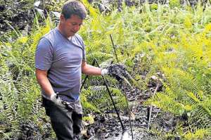 Ecuador lleva adelante la campa&ntilde;a &ldquo;La mano sucia de Chevron&rdquo;. Foto: AFP