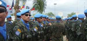 Los cascos azules est&aacute;n conformados por personal del Ej&eacute;rcito, Armada, Fuerza A&eacute;rea Ecuatoriana y polic&iacute;a. 