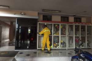 EL Cuerpo de Bomberos de Rumi&ntilde;ahui est&aacute; conformado por 43 miembros, fue creado en 1983. Foto: John Guevara / EL TEL&Eacute;GRAFO