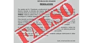 Min. del Interior desmiente falso comunicado que circula en redes