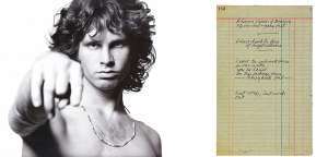 Subastan poema de Jim Morrison hallado en el hotel en el que muri&oacute; 