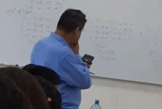 Un profesor de Ingeniería no pudo resolver el problema matemático que delegó a sus estudiantes. 