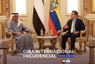Presidente Noboa se reunió con el Ministro de Relaciones Exteriores de Emiratos Árabes Unidos