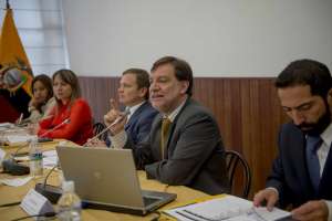 El superintendente de Control del Poder de Mercado, Pedro P&aacute;ez, compareci&oacute; ante la Comisi&oacute;n de Fiscalizaci&oacute;n. Foto: Fernando Sandoval / EL TEL&Eacute;GRAFO