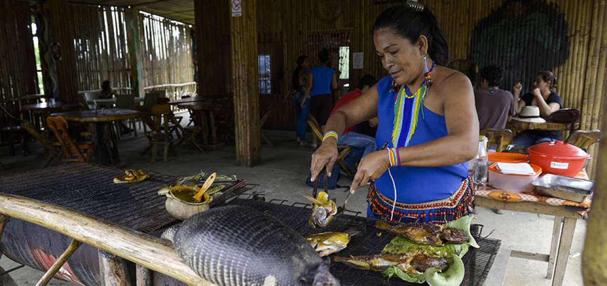Los due&ntilde;os de locales de venta de comida ofrecen a los turistas platillos basados en carne de armadillo y guanta. Esta comercializaci&oacute;n es sancionada con una multa econ&oacute;mica y privaci&oacute;n de la libertad.   