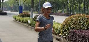 La imbabure&ntilde;a Glenda Morej&oacute;n entrena desde la semana pasada en China con el fin de adaptarse al huso horario y al clima.