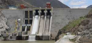 Represa de la Central Hidroel&eacute;ctrica Minas San Francisco, inaugurada en 2019.