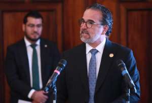 El canciller Gustavo Manrique se refirió este 14 de septiembre a las votaciones en el exterior.
