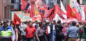 La movilizaci&oacute;n congreg&oacute; a diferentes organizaciones del sector social.