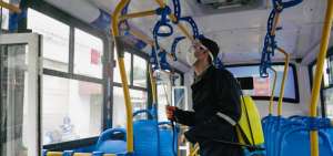 Buses de Ruta de la Salud fueron fumigados