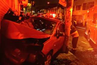Quito: Un accidente de tránsito se registró en el sector de Calderón