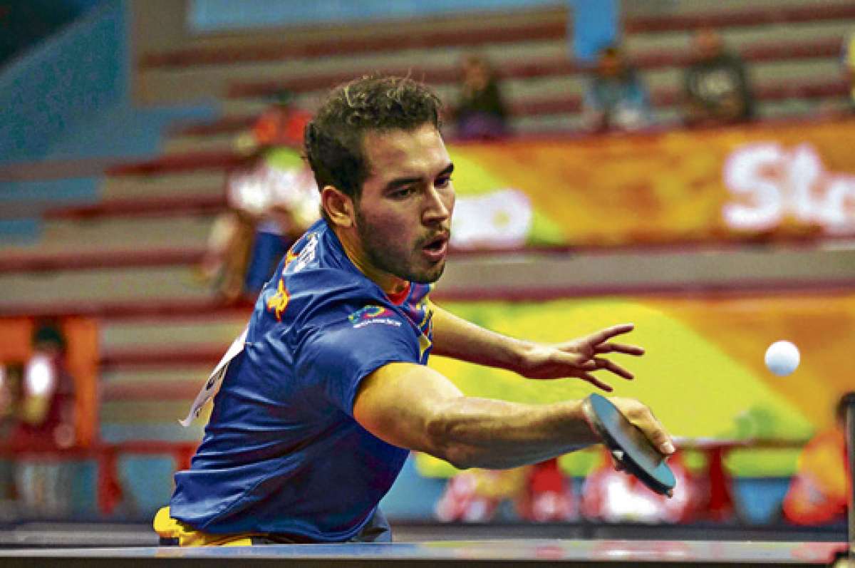 Alberto Mi&ntilde;o es el &uacute;nico ecuatoriano que compiti&oacute; en tenis de mesa en el Festival Panamericano. Foto: Archivo.