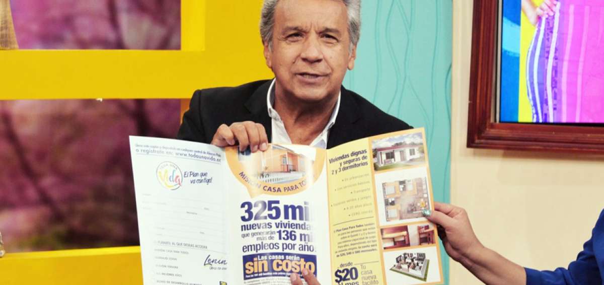 $ 2.000 millones se invertir&aacute;n en 'Plan Toda una vida' durante la presidencia de Moreno